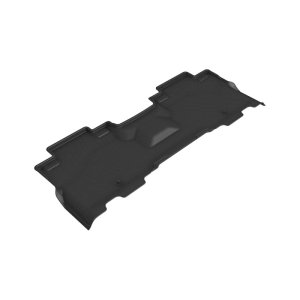 Ford Expedition Floor Mat - Rear - 3D MAXpider - KAGU Series - Black - `18-`24 Ford Expedition Floor Mat - Rear - 3D MAXpider - KAGU Series - Black - `18-`24